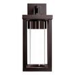 Willmar Clear LED Outdoor Entrance Wall Sconce - Single LED Light - Chocolate Bronze, , large image number 5