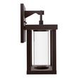 Willmar Clear LED Outdoor Entrance Wall Sconce - Single LED Light - Chocolate Bronze, , large image number 6