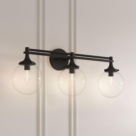 Alfaro 3-Light Vanity Light - Clear Shade