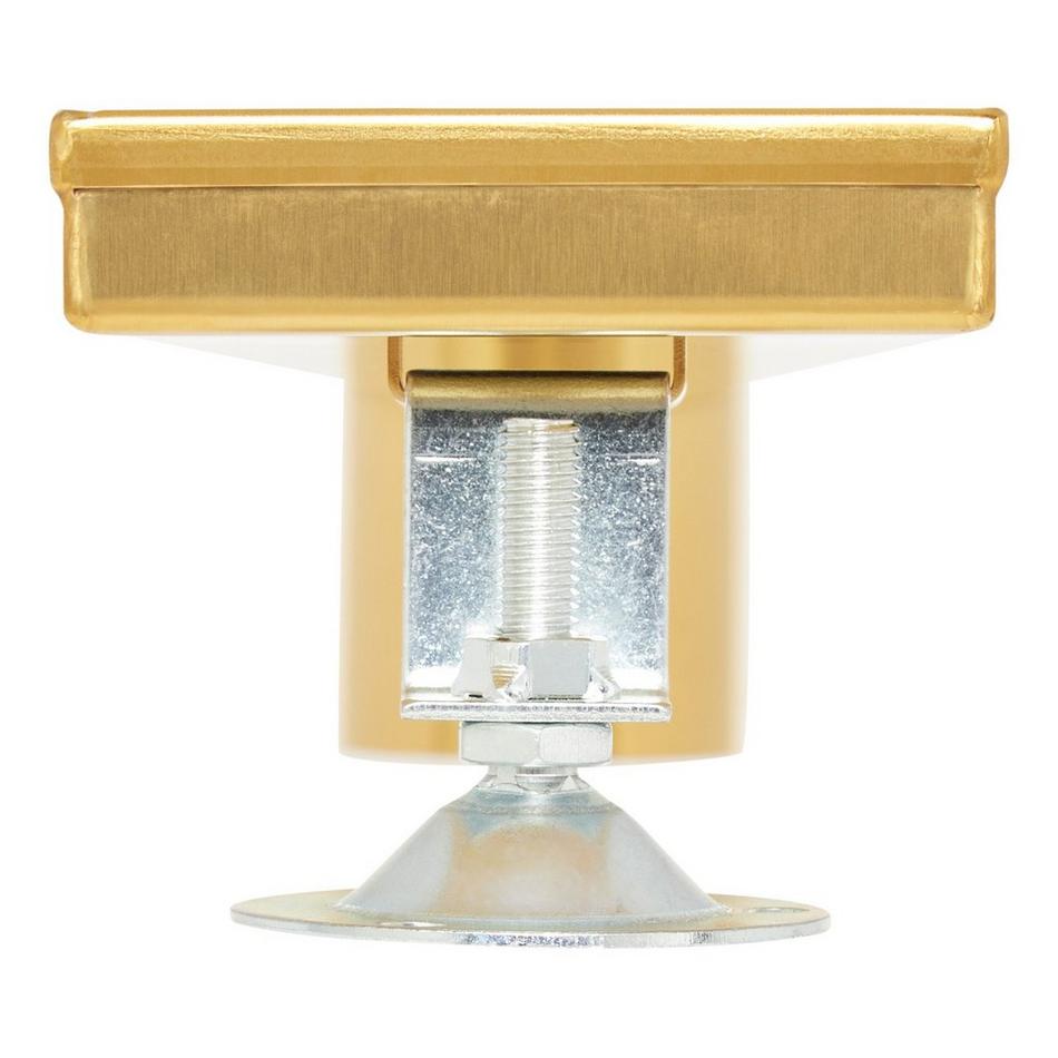 32" Cohen Linear Tile-in Shower Drain with Drain Flange - Brushed Gold, , large image number 5