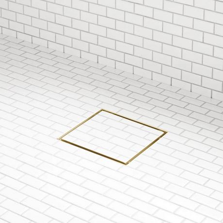 Cohen Square Tile-In Shower Drain  with Drain Flange