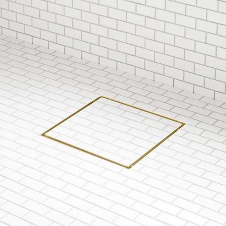 Cohen Square Tile-In Shower Drain  with Drain Flange