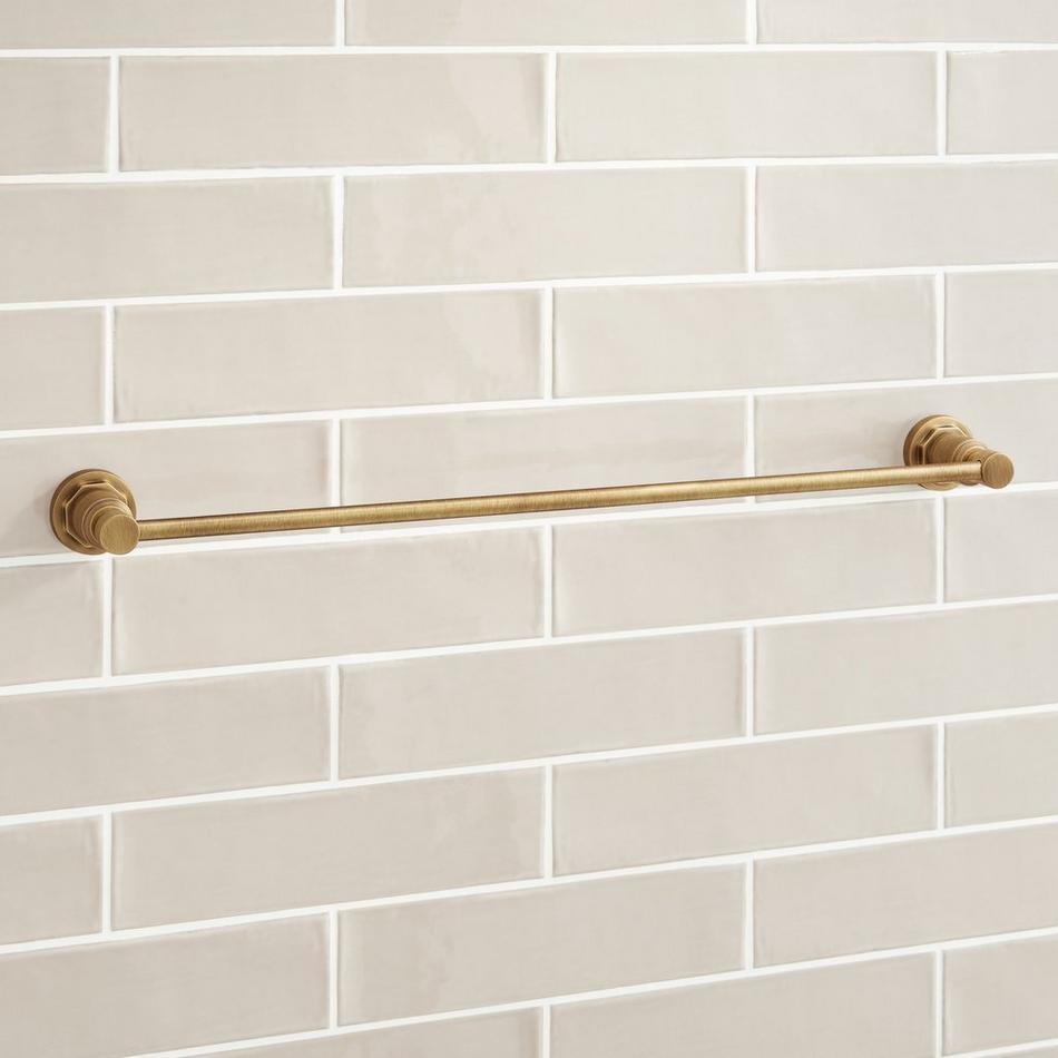 24" Greyfield Towel Bar - Aged Brass, , large image number 1