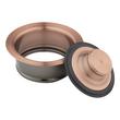 Standard Garbage Disposer Flange & Stopper - Satin Copper, , large image number 2