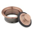 Standard Garbage Disposer Flange & Stopper - Satin Copper, , large image number 1