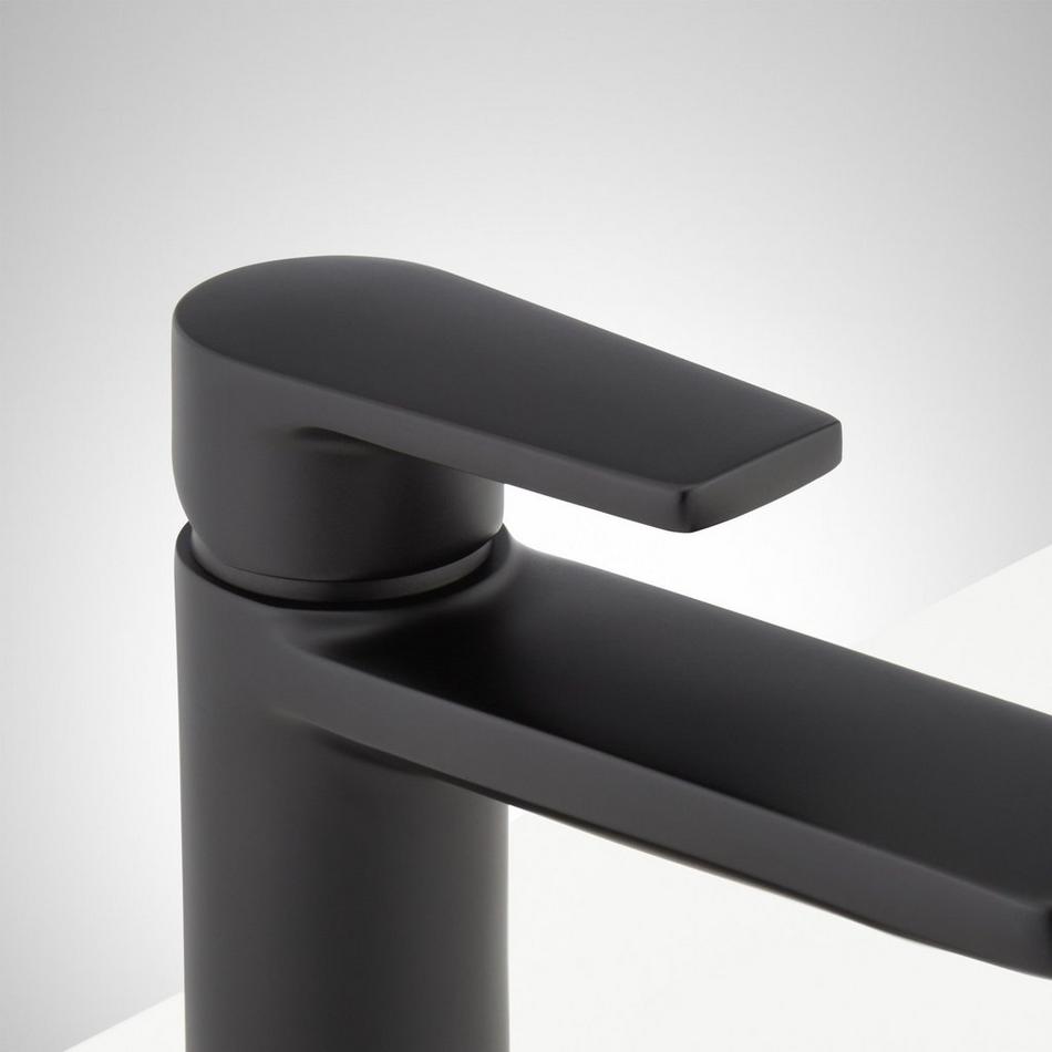 Berwyn Single-Hole Bathroom Faucet with Deck Plate - Matte Black, , large image number 2