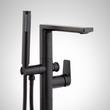 Berwyn Freestanding Tub Faucet with Hand Shower - Matte Black, , large image number 1