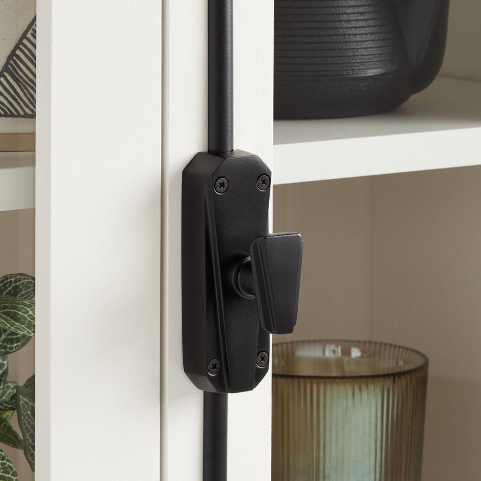 Stanwin Brass Cabinet Cremone Bolt - Flat Black, , large image number 0