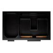 36" Dita Wall-Mount Vanity with Right Offset Rectangular Undermount Sink - Black, , large image number 4