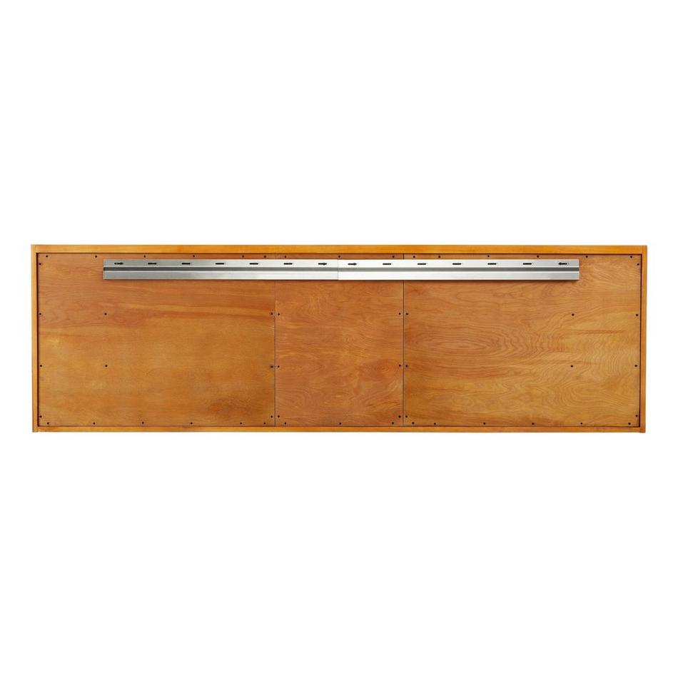 72" Dita Wall-Mount Double Vanity - Honey Oak - Vanity Cabinet Only, , large image number 2
