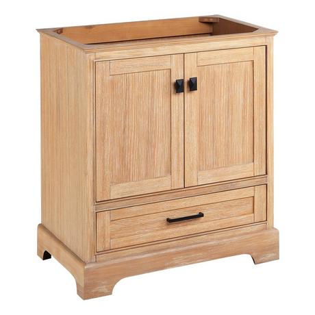 30" Quen Vanity - Driftwood Brown - Vanity Cabinet Only