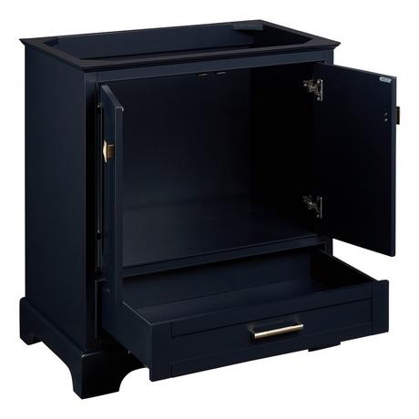 30" Quen Vanity - Midnight Navy Blue - Vanity Cabinet Only
