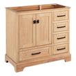36" Quen Vanity - Driftwood Brown - Vanity Cabinet Only, , large image number 0
