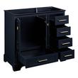 36" Quen Vanity - Midnight Navy Blue - Vanity Cabinet Only, , large image number 1