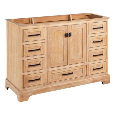 48" Quen Vanity - Driftwood Brown - Vanity Cabinet Only
