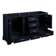 60" Quen Vanity - Midnight Navy Blue - Vanity Cabinet Only, , large image number 1