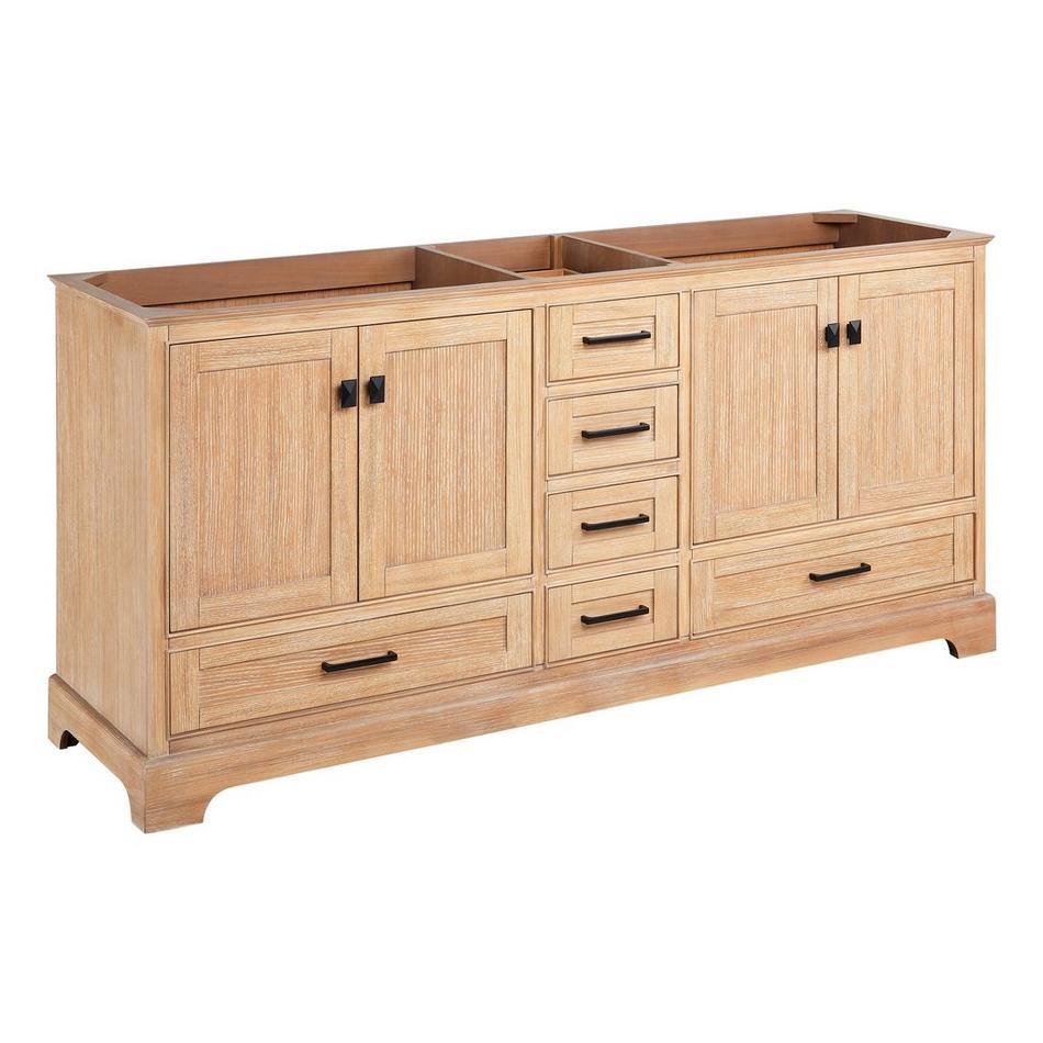 72" Quen Vanity - Driftwood Brown - Vanity Cabinet Only, , large image number 0