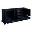 72" Quen Double Vanity With Undermount Sinks - Midnight Navy Blue, , large image number 3