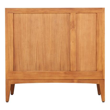 36" Simien Teak Vanity with Undermount Sink - Natural Teak