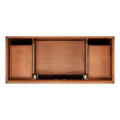 48" Simien Teak Vanity with Rectangular Undermount Sink - Natural Teak