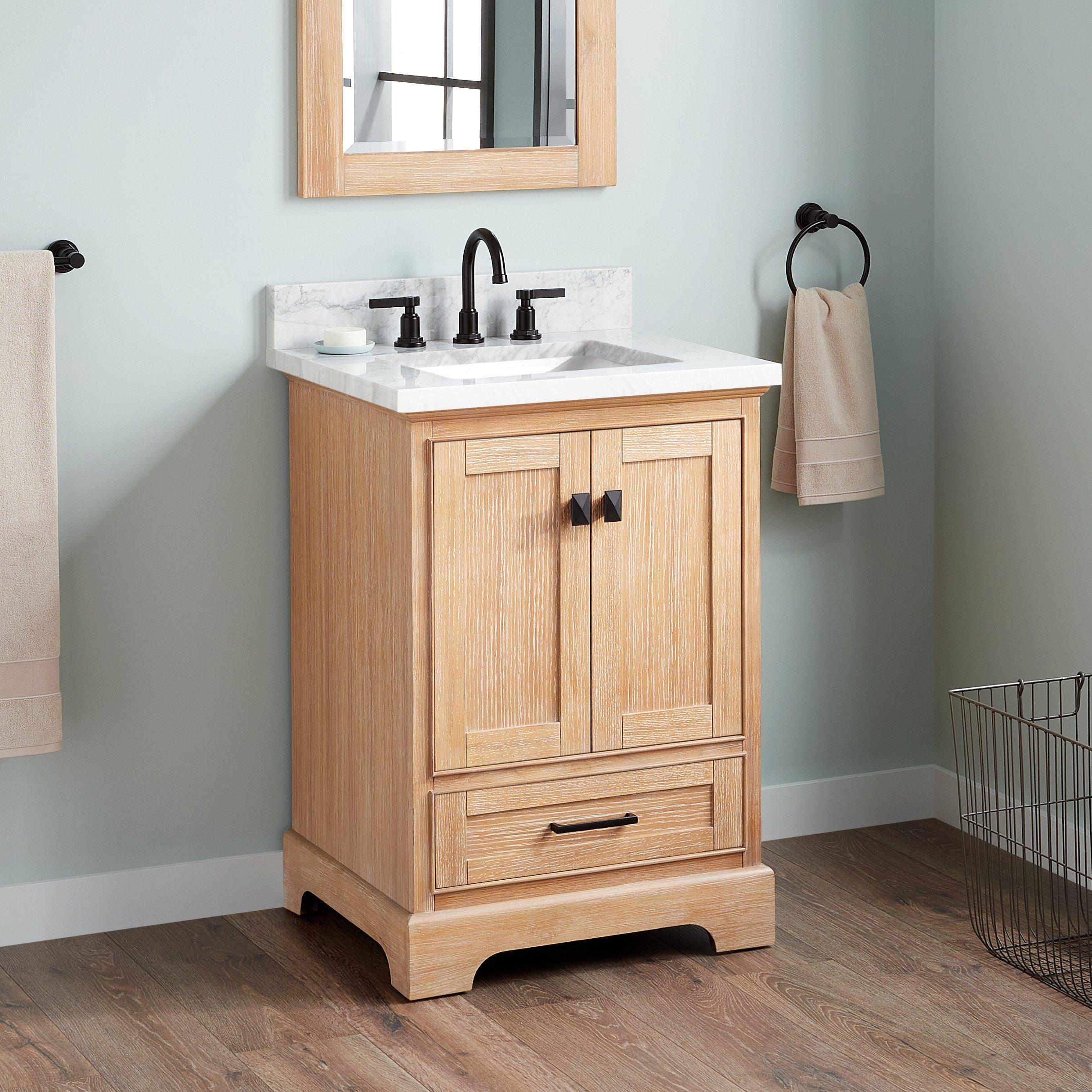 24 inch brown store bathroom vanity