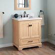 30" Quen Vanity With Rectangular Undermount Sink - Driftwood Brown, , large image number 0