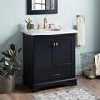30" Quen Vanity With Undermount Sink - Midnight Navy Blue, , large image number 0