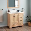 36" Quen Vanity With Undermount Sink - Driftwood Brown, , large image number 1