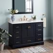 48" Quen Vanity With Undermount Sink - Midnight Navy Blue, , large image number 0