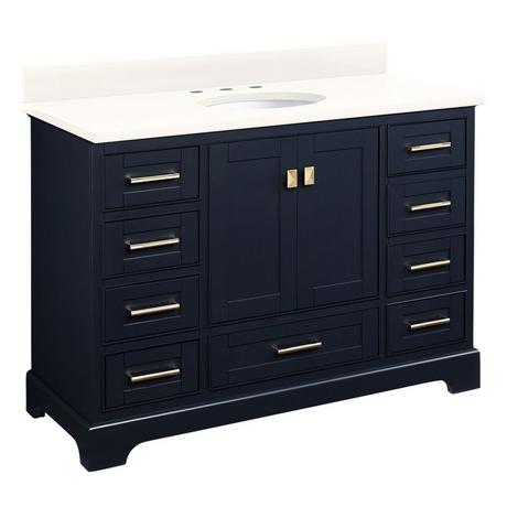 48" Quen Vanity With Undermount Sink - Midnight Navy Blue