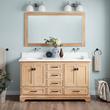 60" Quen Double Vanity With Undermount Sinks - Driftwood Brown, , large image number 1