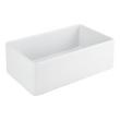33" Easley Fireclay Farmhouse Sink - Glossy White, , large image number 1