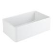 33" Easley Fireclay Farmhouse Sink - Glossy White, , large image number 2