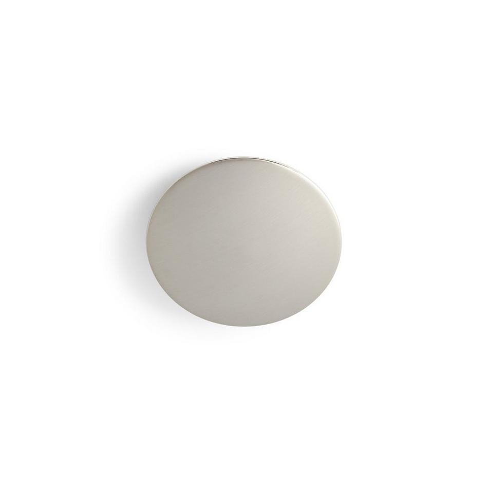 Finished Drain Cap - Brushed Nickel, , large image number 0