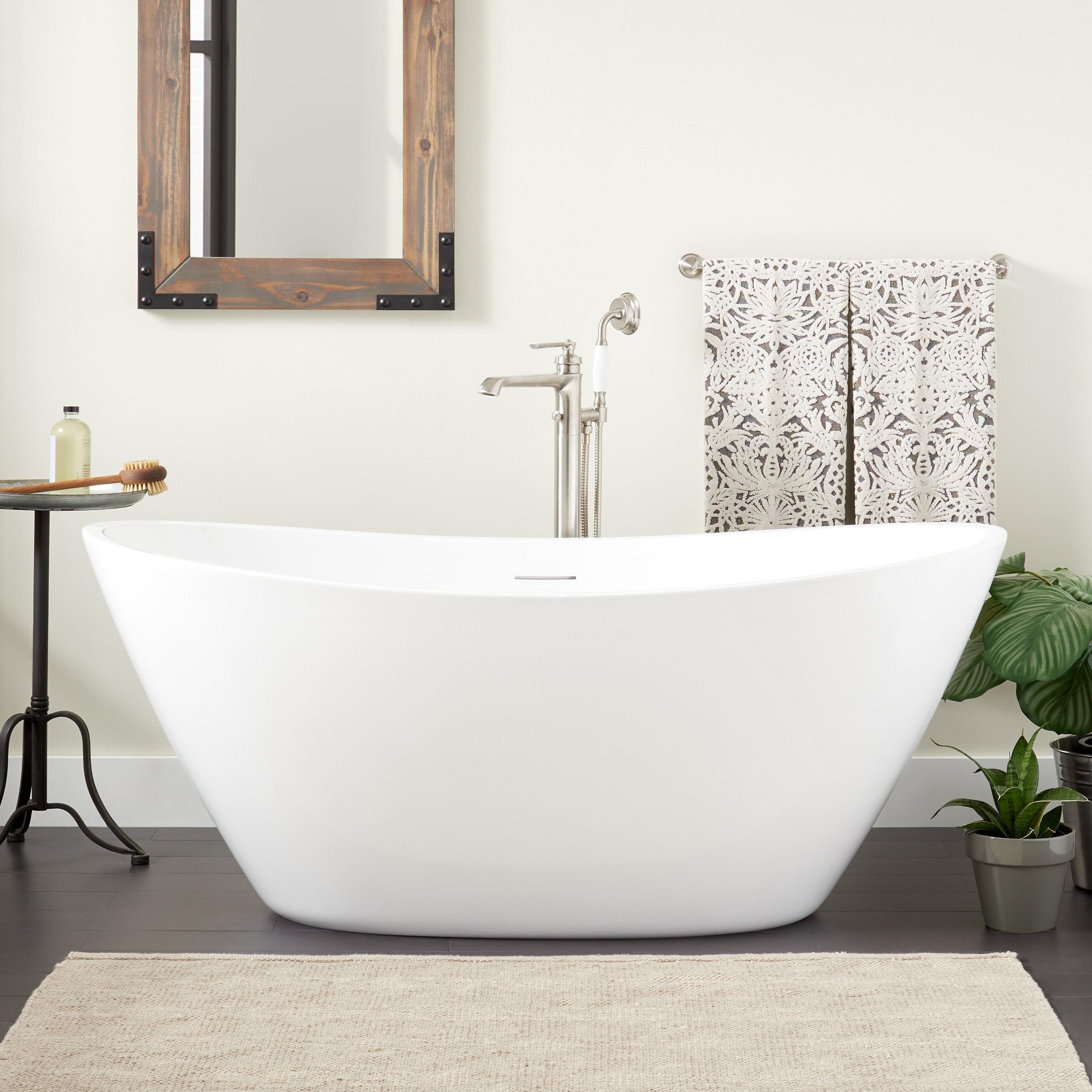 60" Treece Acrylic Freestanding Tub Signature Hardware