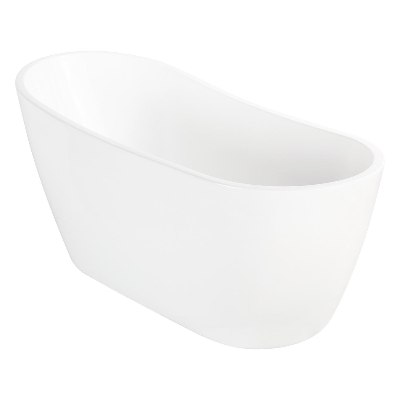 66" x 36" Sitka Acrylic DropIn Soaking Tub White Signature Hardware