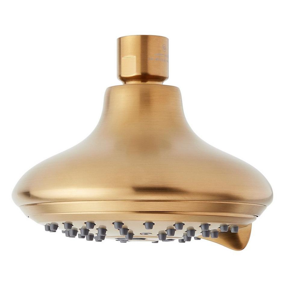Round Multifunction Shower Head - Brushed Gold, , large image number 1