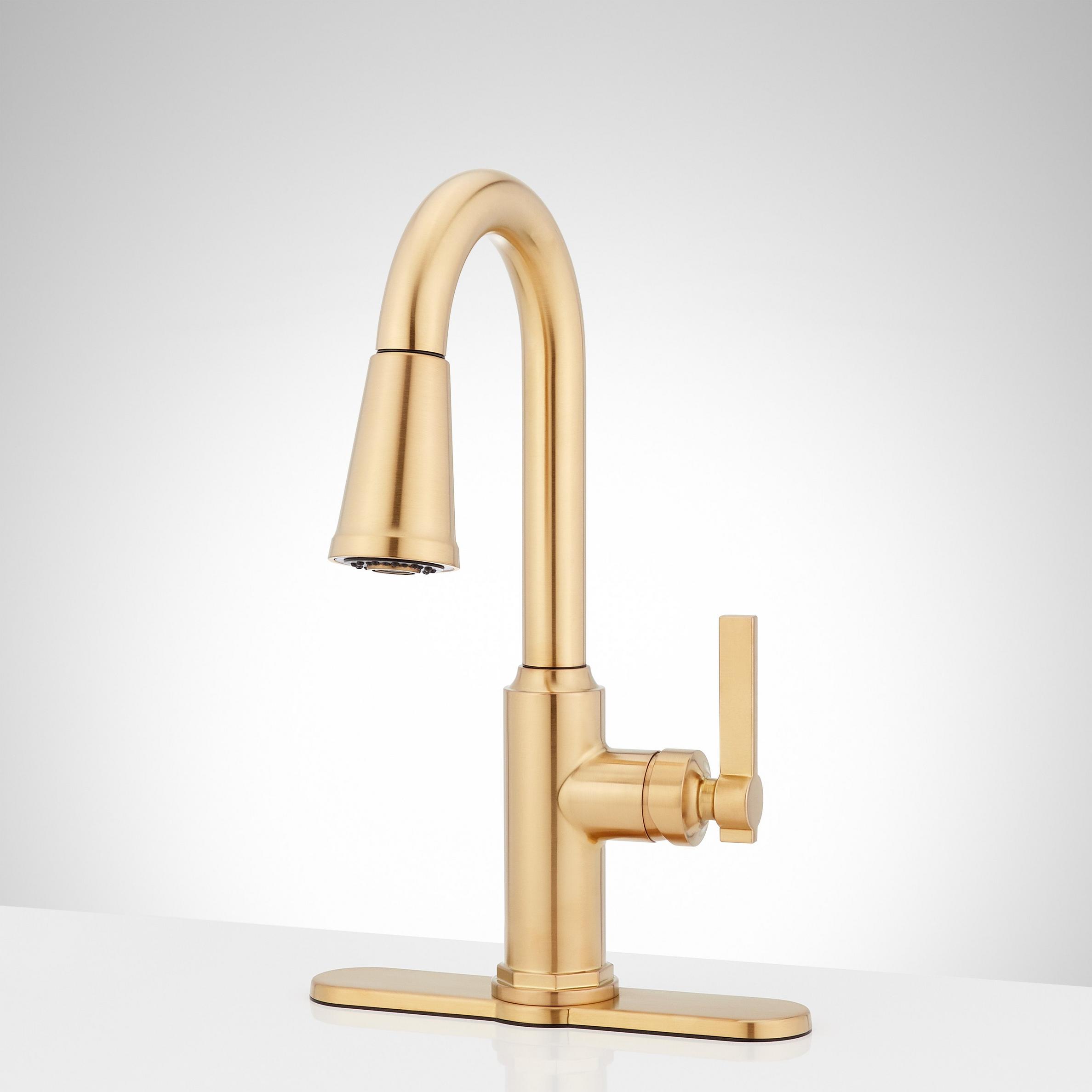 Greyfield SingleHole PullDown Bar Faucet Signature Hardware