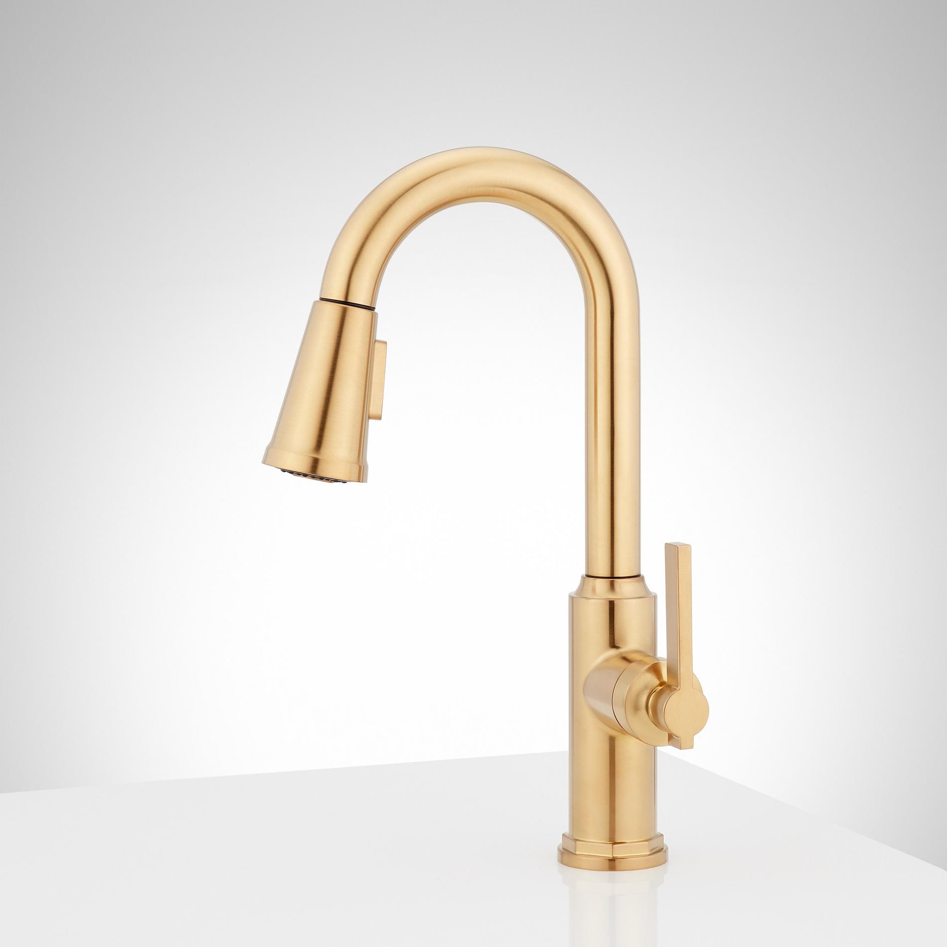 Greyfield Single-Hole Pull-Down Bar Faucet | Signature Hardware