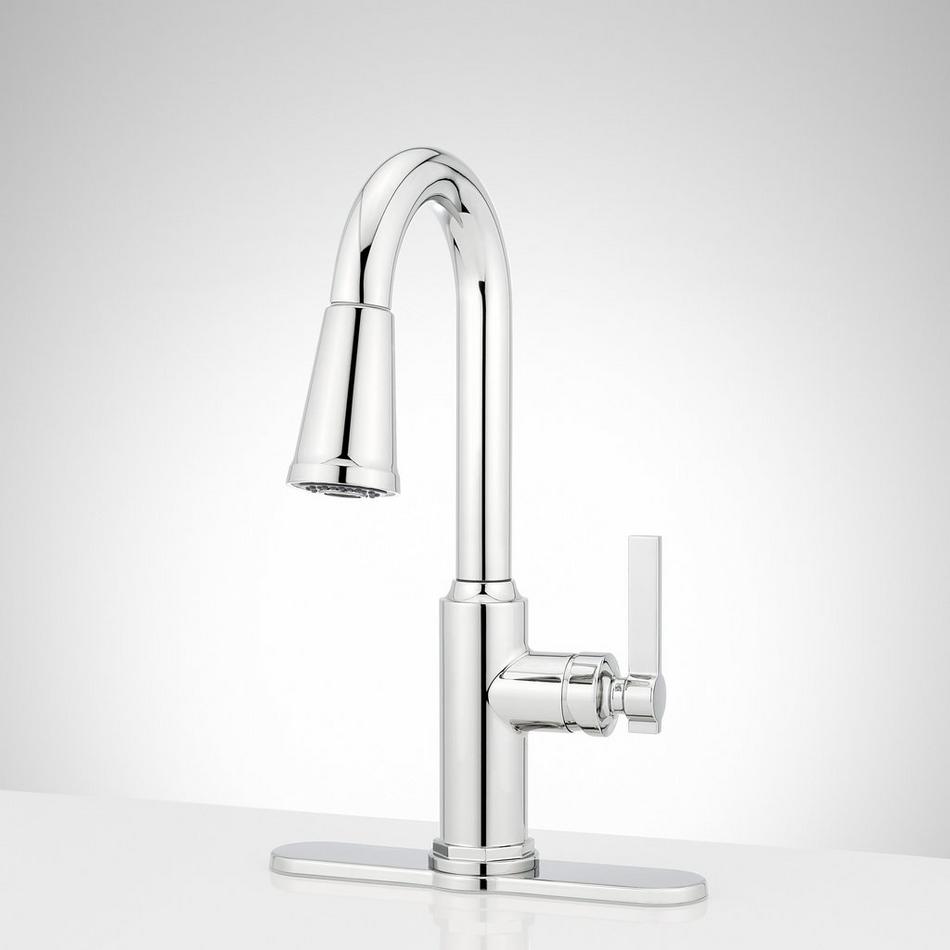 Greyfield Single-Hole Pull-Down Bar Faucet, , large image number 7