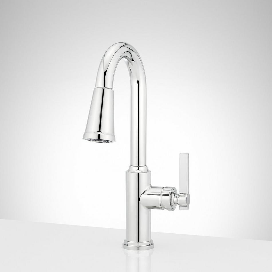 Greyfield Single-Hole Pull-Down Bar Faucet, , large image number 6