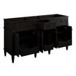 60" Elmdale Double Vanity with Rectangular Undermount Sinks - Charcoal Black, , large image number 4