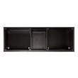 60" Elmdale Double Vanity with Rectangular Undermount Sinks - Charcoal Black, , large image number 5