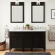 60" Elmdale Double Vanity with Undermount Sinks - Charcoal Black, , large image number 0