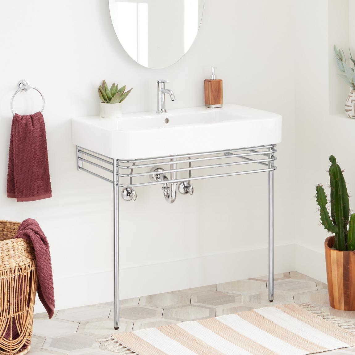 Console Bathroom Sinks Signature Hardware Signature Hardware