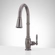 Finnian Pull-Down Kitchen Faucet - Gunmetal, , large image number 0