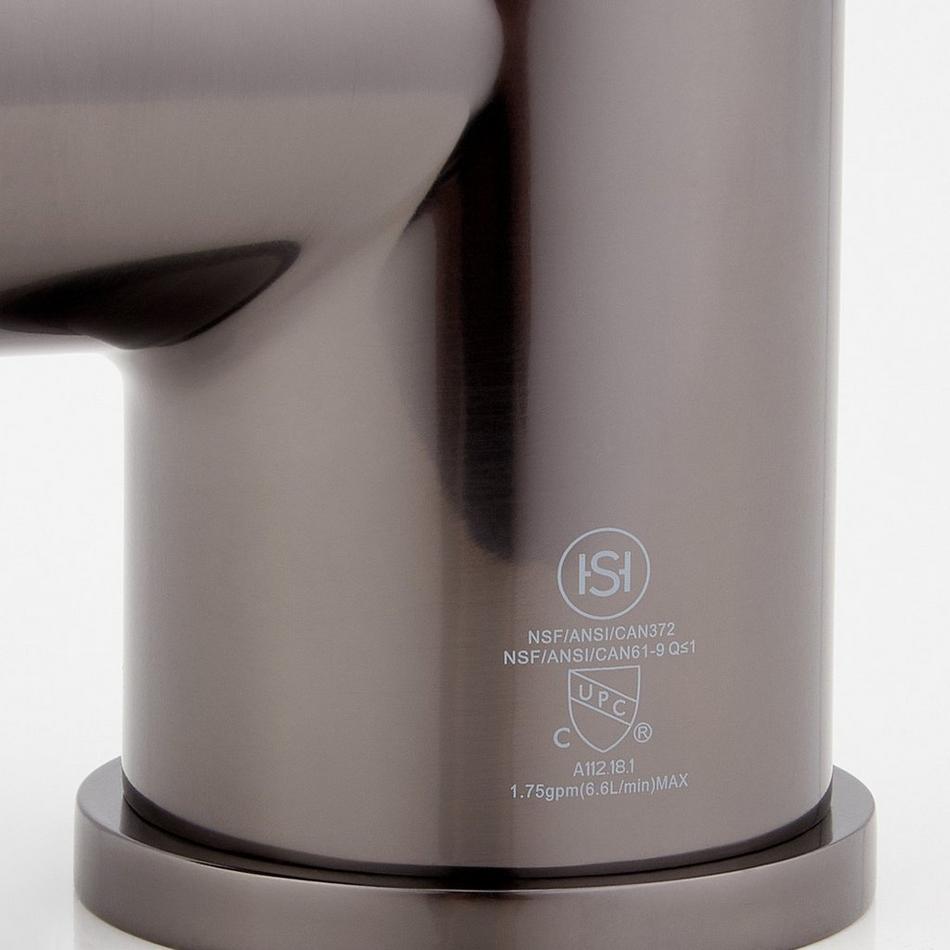 Ridgeway Pull-Down Kitchen Faucet with Deck Plate - Gunmetal, , large image number 3