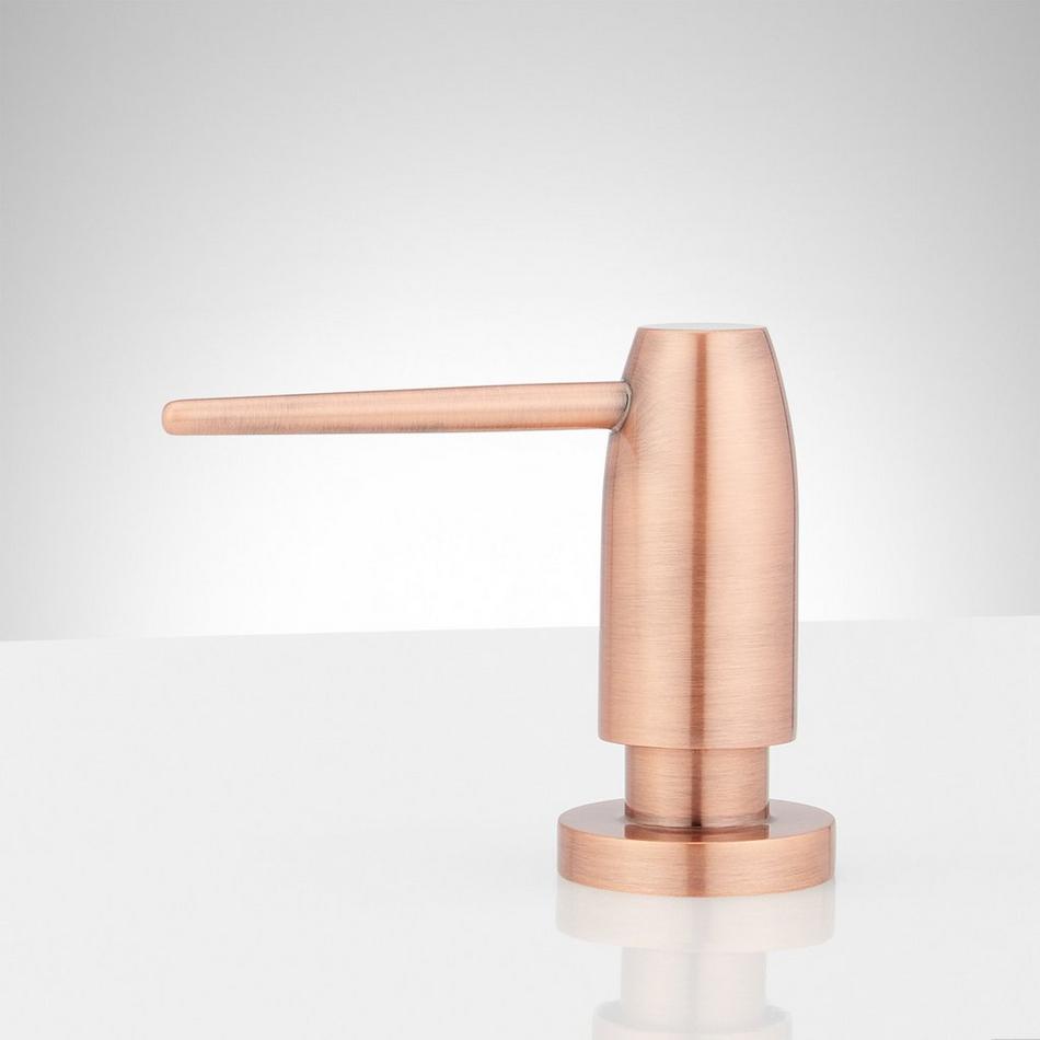 Contemporary Soap or Lotion Dispenser - Satin Copper, , large image number 1