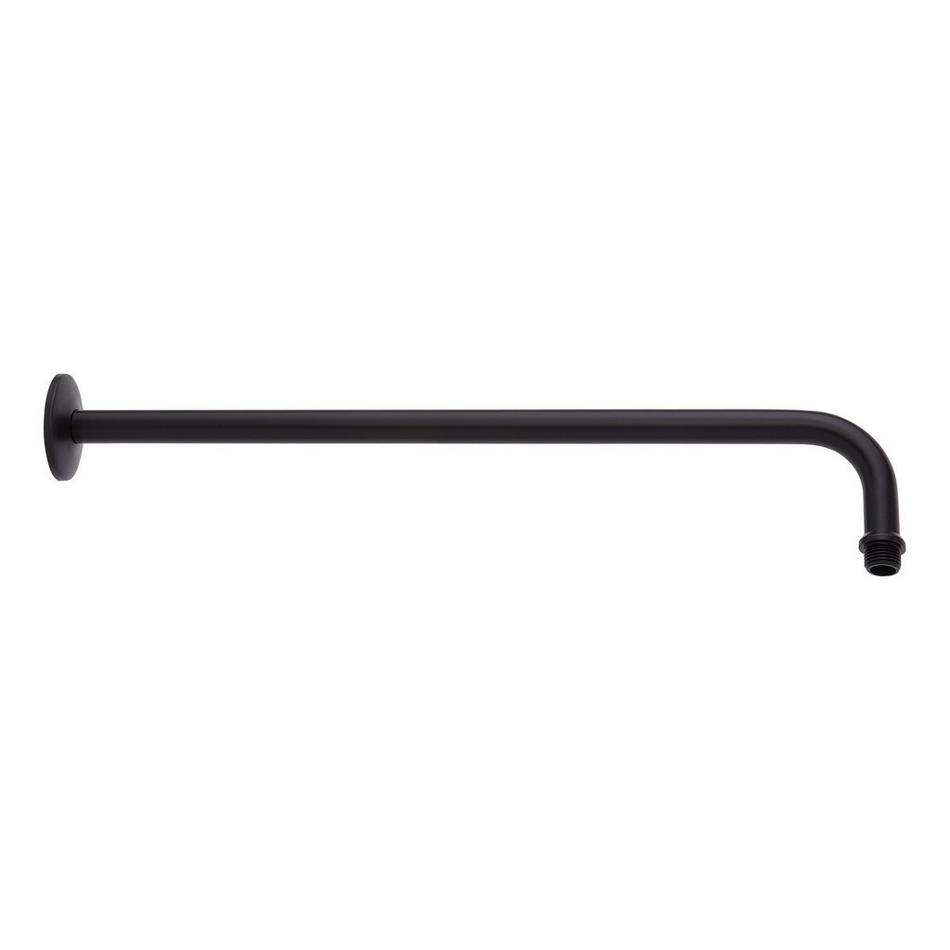 19" Extended Shower Arm - Matte Black, , large image number 0