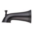 Provincetown Tub Spout with Diverter - Matte Black, , large image number 1